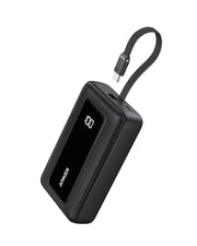 Anker Zolo Power Bank,20,000mAh 30W Portable Charger with Built-in USB-C | High-Speed Charging for iPhone 17 / 16 / 15 Series, Galaxy, and More