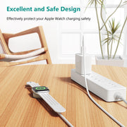 Upgraded Apple Watch Charger, Magnetic Fast Charger, USB C Charger Block Plug Adapter with 6.6FT iWatch Portable Wireless Fast Charging Cable Cord for iWatch Series Ultra/9/8/7/6/SE/SE2/5/4/3