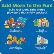 Learning Resources Pretend & Play Calculator Register Toy, Pink | Kids Play Set & Credit Card Toy, Register for Kids, Pretend Grocery Store Shopping Playset for Toddlers, Teaching Math Set