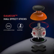 GameSir Nova Lite Wireless Controller for PC, Hall Effect Sticks & Trigger | Bluetooth Controller Gamepad with Hall Effect Trigger,Turbo,Rumble Vibration, Android, Switch & Steam Deck