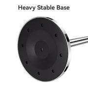 Stainless Steel Free-standing Toilet Roll Holder, Heavey Base,Chrome | Stores 4 Spare Rolls,Heavey Base,Waterproof & Rustproof,No Drilling Needed,Anti-Slip Design,Suitable for Humid Environments