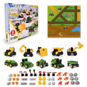 John Deere Mini Movers Advent Calendar | Kids 2026 Christmas, 24 Days of Surprises, Toy Car Playset, Holiday Gifts for Toddler, Back to School, Potty Training Rewards