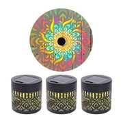 Solar Mandala Projector Wall Light