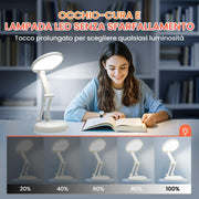 One Fire Rechargeable Lamp, Portable Light, Reading Light,Long Battery Life | Dimmable Brightness Adjustment, 300 lumens of high brightness, Crafting, Office, Reading