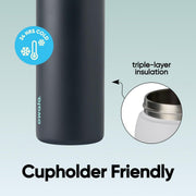 Owala FreeSip Insulated Stainless Steel Water Bottle, 945ml, Foggy Tide | Insulated Stainless Steel | Leak-Proof Lid | BPA-Free, Lead-Free, and Phthalate-Free | 2-in-1 Spout
