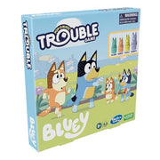 Hasbro Gaming Trouble: Bluey Edition Board Game for Kids, 2-4 Players, Race Bluey, Bingo, Bandit, or Chilli to The Finish, Ages 5 and Up (Amazon Exclusive)