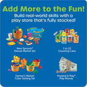 Learning Resources Pretend & Play Calculator Register Toy, Pink | Kids Play Set & Credit Card Toy, Register for Kids, Pretend Grocery Store Shopping Playset for Toddlers, Teaching Math Set