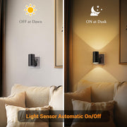 JandCase Night Light, Night Light Plug in Wall with Dusk to Dawn Sensor | Dimmable 0-100LM, 3000K Warm White, Plug in Nightlight for Hallway, Bathroom, Bedroom, Stairs
