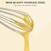 NileHome Stainless Steel Whisk Set 25.4cm Hand Blender Kitchen Whisk Balloon Whisk Kitchen Wisk Wire Whisks for Cooking, Whisking, Blending, Beating, Stirring- 1 Pack