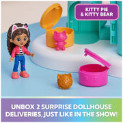 DREAMWORKS GABBY'S DOLLHOUSE Meow-Mazing Dollhouse, 2 Feet Tall, 15 Pieces | Over 2 Feet Tall, 15 Pieces, Featuring Lenticular Eyes, Realistic Dollhouse Play, Kids Toys for Girls & Boys Ages 3 and Up