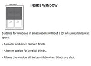 White PVC Venetian Blind Blinds Easy Fit Curtains Trimmable Fittings Windows Treatment Shutters Twist Open Close Pay only 1 Flat shipping £3.99 for multiple buying (White, 105 W x 150 L)