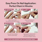 Glamnetic Fall Press On Nails, Short Almond Glossy, Frosted Cranberry | Fall & Halloween red press on nails: Frosted Cranberry. Full nail kit. Red glue on nails. Fake nails.