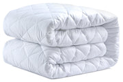 Caroline Shatuik King Size Mattress Protector fitted Quilted Extra Deep 40cm Stretch Skirt Anti Allergy,Mattress Cover (152 x 200) Not-Waterproof