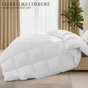 Utopia Bedding Coverless King Size Duvet, 10.5 Tog Box Stitched, White | Luxury Comforter with Ultra-Soft Touch Microfiber filling, Durable Construction and Corner Tabs, Machine Washable