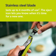 Philips Norelco OneBlade 360 Hybrid Face + Body Trimmer and Shaver | Trim, Edge & Shave Face & Body, Body Skin Guard, 5-in-1 Stubble Comb, 360 Contour Blade, Wet and Dry Use, 60-Minute Runtime