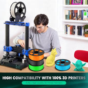 SUNLU Premium PLA+ Filament 1.75mm, Enhanced Durability and High Strength | PLA Plus 3D Printer Filament for 3D FDM Printers, 1kg Spool, pla+ Black