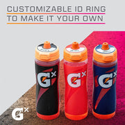 Gatorade Gx Bottle, Glitched Frost, 30 ounces | Water Bottle, Squeeze Bottle, BPA-Free, 30oz