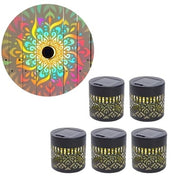 Solar Mandala Projector Wall Light