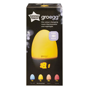 Tommee Tippee GroEgg2 Toddler Nightlight Colour-Changing Room Thermometer | LED Colour-Changing Display Shows Room Temperature at a Glance, Adjustable Brightness, Silicone Shell