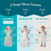 Love To Dream Swaddle Up, S, 3.5–6kg, Posy Mini, 1.0 Tog | Arms Up Swaddle Helps Baby Self-Soothe and Sleep Longer, Secure Fit Helps Calm Startle Reflex, Newborn Essentials