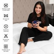 4AS Supersoft Single Mattress Topper - 1100 GSM Microfibre Filling 4 Inch (10cm) Extra Thick Mattress Topper with Elasticized Corner Straps - White (Single 90x190 cm)