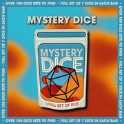 1985 Games Mystery Dice Set, DND Dice, Guaranteed No Duplicates, 1 Pack | Mystery D&D Dice, Wide Range of Pattern, Gaming Dice, Suitable for Role Playing, Table Games, 7 Polyhedral DND Dice Set