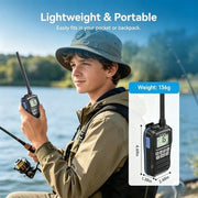 Retevis RM01 3W Marine Radio VHF IP67 Floating, Portable for Kayak (1 Pack) | Duck Hunting, NOAA Weather Alert, 88 International Channel, Vibration Drainage, Dual Color Screen, Tri-Watch, 5 AAA Batteries