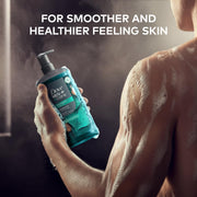 DOVE MEN Moisturizing Body Wash for Men, Eucalyptus + Cedar Oil, 26oz | Plant-Based Cleansers, Sulfate, Paraben and Dye Free, Strengthens the Skin Barrier, Eucalyptus and Cedar Scent