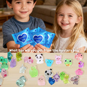 Mini Glow In The Dark Animal Resin Models, Resin Animals Mystery Bags, Individually Wrapped Blind Bags Tiny Animal Figurines, Collectible Mini Animals For Fairy Garden, DIY Crafts (50, animals)