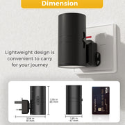 LOHAS-LED Plug in Night Light,Dimmable Nightlight 100LM,Dusk to Dawn Sensor | Warm White 2700K LED Nightlight, Night Light Plug in Wall for Bedroom Hallway Stairs Bathroom Toddler, 1 Pack