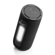 JBL Grip Portable Bluetooth Speaker, Waterproof, Ambient Light - Black | Up to 14 Hr Playtime, AI Sound Boost, IP68 Waterproof And Dustproof, Drop-Proof, App Control, Ideal For Outdoor And Travel