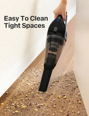 Portutif Handheld Vacuum Cleaner, 8Kpa Strong Suction Car Vacuum Cleaner | Hand Held Vacuum Cordless，Portable 30-Min Run Time，400ML Dust Cup，78Db， Lightweight for Car，Carpet Stairs，Pet Hair