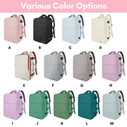 Taygeer Travel Backpack for Women, TSA Carry On Backpack Flight Approved | 15.6inch Laptop Mochila with Water Bottle Pocket & Shoe Pouch, Nurse Bag Casual Daypack for Weekender Business Hiking, Pink
