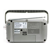 Panasonic Portable AM/FM Radio, Battery Operated Analog Radio, AC Powered, Silver (RF-2400D)