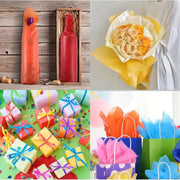 60 Coloured Tissue Paper for Wrapping Gifts,Cydaluya Tissue Papers with 20 Colors, 35x50cm Tissue Paper Sheets Perfect for Packaging Gifts and Crafts