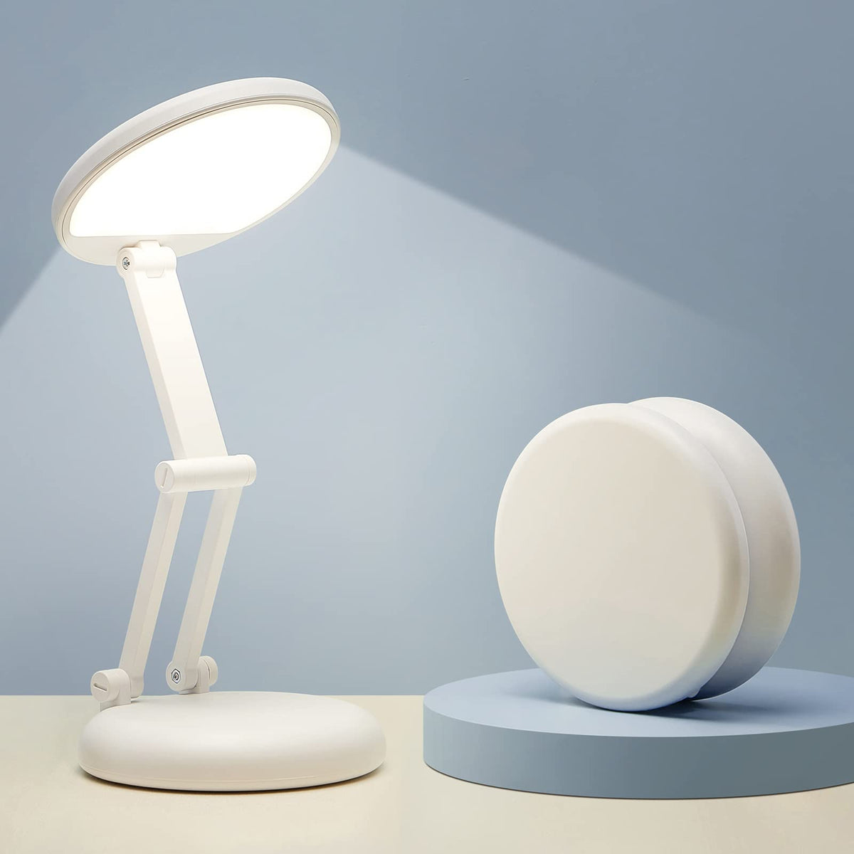 One Fire Rechargeable Lamp, Portable Light, Reading Light,Long Battery Life | Dimmable Brightness Adjustment, 300 lumens of high brightness, Crafting, Office, Reading