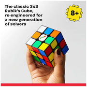 Rubik's Cube The Official 3x3 Classic Color-Matching Puzzle Brain Teaser | Redesigned Modern Look, Smoother & Faster Turning, Sticker-Free Matte Finish, Original Puzzle Cube, Fidget Toy, Ages 8 & Up