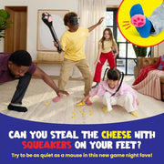 Cats and Robbers, Steal the Cheese Game by Relatable | Up and Active Halloween Family Games, Includes Inflatable Paw, Cheese, Squeaky Mice Feet and More