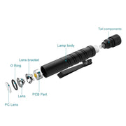 OLIGHT I3T EOS Small EDC Flashlight Handheld LED Light (Black) | 180LM,Slim Mini Handheld Light,60M Throw,IPX8 Waterproof,Lightweight,Portable,Two-Way Pocket Clip,AAA Battery