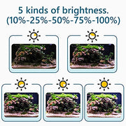 hygger Clip On 24/7 Lighting Aquarium LED Light,Sunrise-Daylight-Moonlight and DIY Mode, Adjustable Timer/Brightness Fish Tank Light with 7 Colors for Planted Tank (14W for 12~20in Tank)