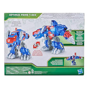 Transformers Dinobot Adventures Optimus Prime T-Rex Converting Toy with Lights and Sounds, 9+ Inch Action Figure, Ages 3 and Up (Amazon Exclusive)