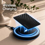 2026 Wallet Tracker Card Pro, Bluetooth Tracking Card (iOS & Android) | 0.05in Ultra Slim, 120dB Loud Alarm, Wireless Charging, Apple MFi Certified, Perfect for Wallet, Passport, Backpack