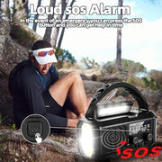 Emergency Weather Radio with NOAA Alert, Portable Solar Hand Crank AM/FM | 10000mAh Rechargeable Battery for Power Outages, 3Way Powered, 3-Mode LED Flashlight & Reading Lamp, SOS, Cell Phone Charger