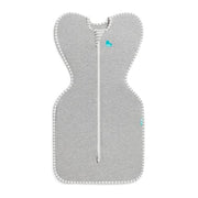 Love To Dream™ Swaddle UP™, Small 3.5-6 kg - Grey, Snug Fit, Supports Healthy Sleep Routine, 1.0 Tog - Ideal for 20-24°C Temperatures, Machine Washable Cotton & Double Zip for Easy Nappy Changes