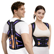 Posture Corrector for Women and Men, 5x Enhanced Support Back Brace, Medium | Adjustable Shoulder Brace, Armpit-Friendly, Breathable Mesh, Relief for Upper and Lower Back, Neck Pain, Improving Posture