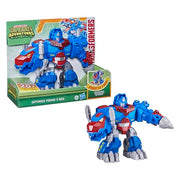 Transformers Dinobot Adventures Optimus Prime T-Rex Converting Toy with Lights and Sounds, 9+ Inch Action Figure, Ages 3 and Up (Amazon Exclusive)