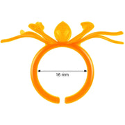Boao Halloween Spider Rings Bulk | Plastic Toy Rings as Party Favors, Trick or Treat Bag Fillers, Classroom Prize, Adjustable Boys Girls, Prank Gag Toy