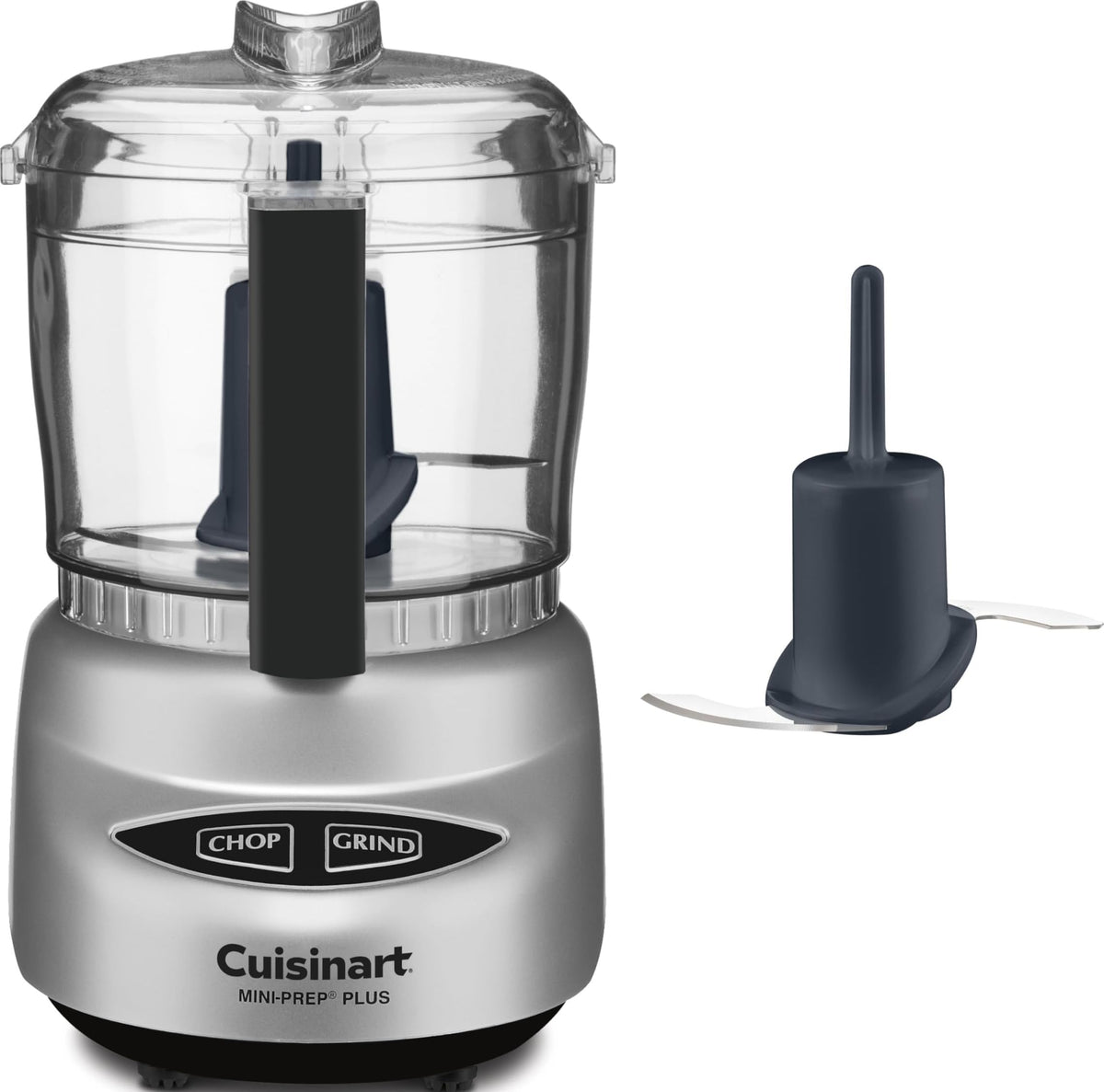 Cuisinart Mini Food Processor, Reversible Blade, 3-Cup Capacity | Mini electric food chopper chops herbs, vegetables & cheese, dishwasher-safe work bowl & lid, DLC-2ABC