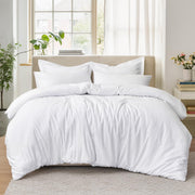 Tifschlaf Pillow Cases 2 Pack - White Pillowcases Plain Pack of 2, Super Soft Brushed Microfiber Standard Queen Pillow Covers With Envelope Closure, 50x75 cm