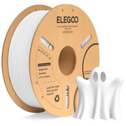 ELEGOO PLA+ Filament 1.75mm White 1KG, PLA Plus Tougher and Stronger 3D Printer Filament, Dimensional Accuracy +/- 0.02mm, 1kg Cardboard Spool(2.2lbs) Fits for Most FDM 3D Printers